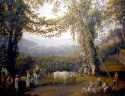 Jacob Philipp Hackert Vendanges dautrefois ou Lautomne oil on canvas